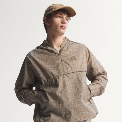 Adidas Terrex Xploric Clima365 Printed Wind Anorak Jacket Blanch Cargo / Cardboard / Brown Oxide - The Sporting Lodge