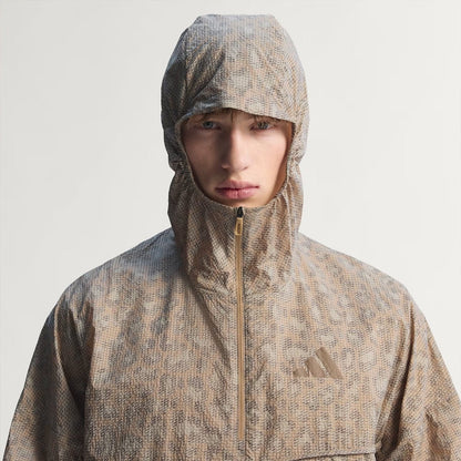 Adidas Terrex Xploric Clima365 Printed Wind Anorak Jacket Blanch Cargo / Cardboard / Brown Oxide - The Sporting Lodge