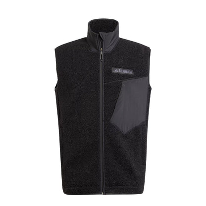 Adidas Terrex Xploric High Pile Fleece Vest Black - The Sporting Lodge
