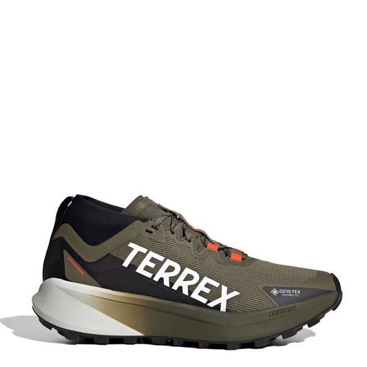 Adidas Terrex trail running shoes Agravic Black / Green - The Sporting Lodge