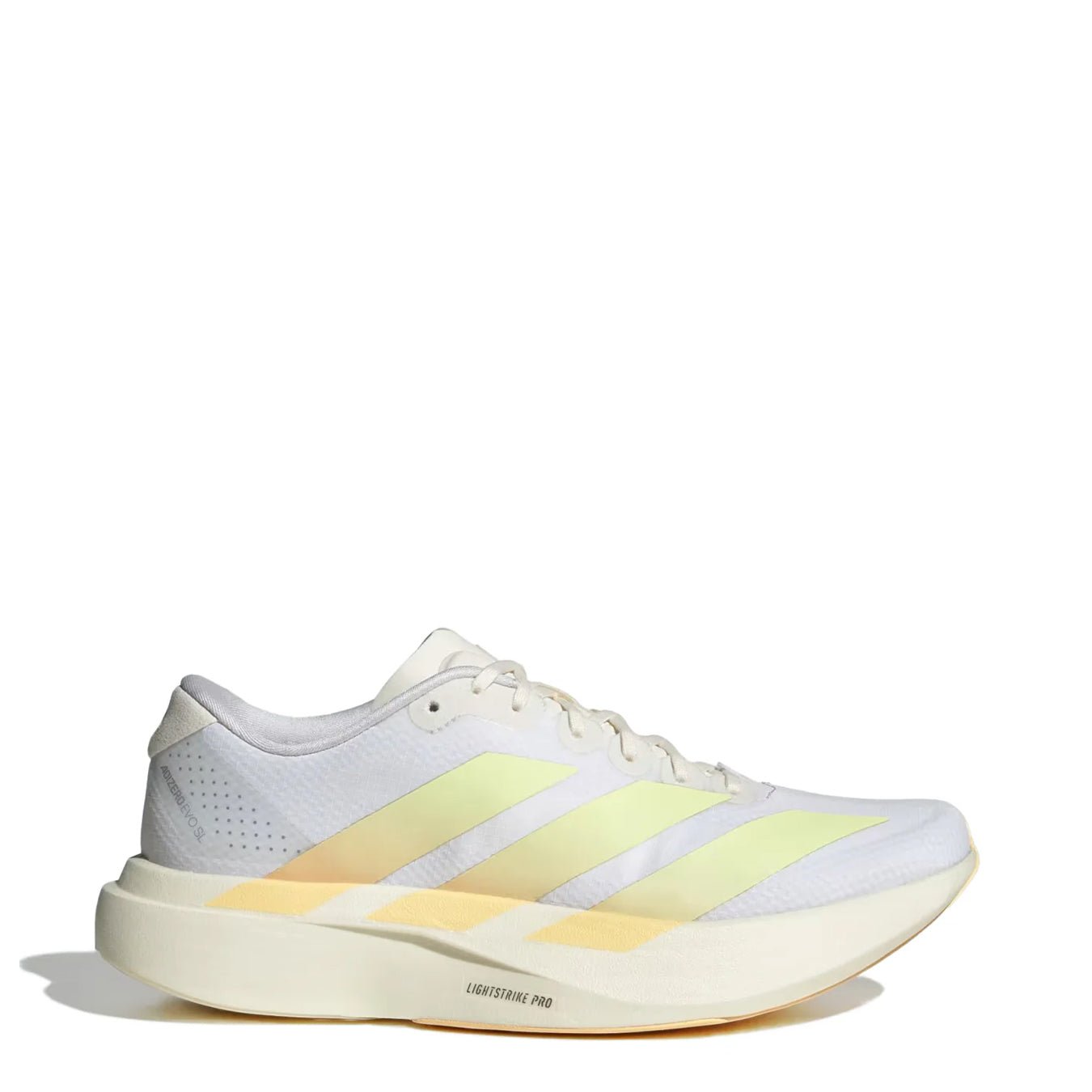 Adidas Womens Adizero Evo SL Woven Trainer Footwear White / Ice Tangerine / Off White