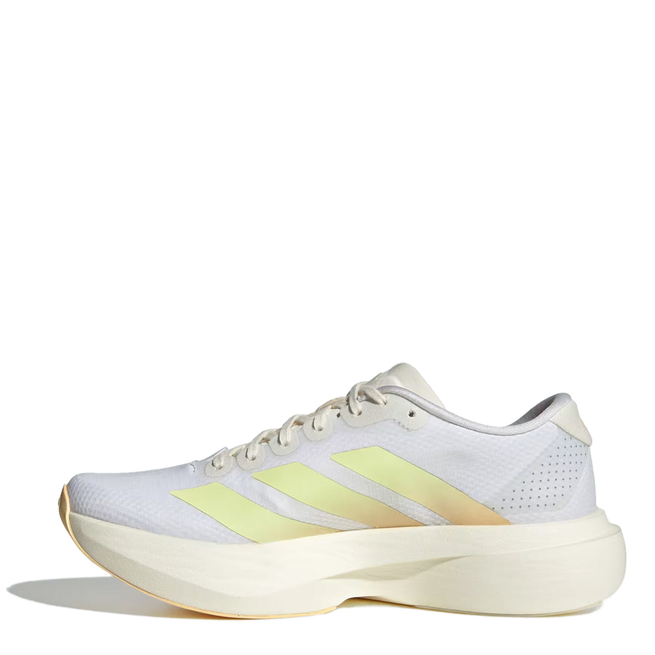 Adidas Womens Adizero Evo SL Woven Trainer Footwear White / Ice Tangerine / Off White