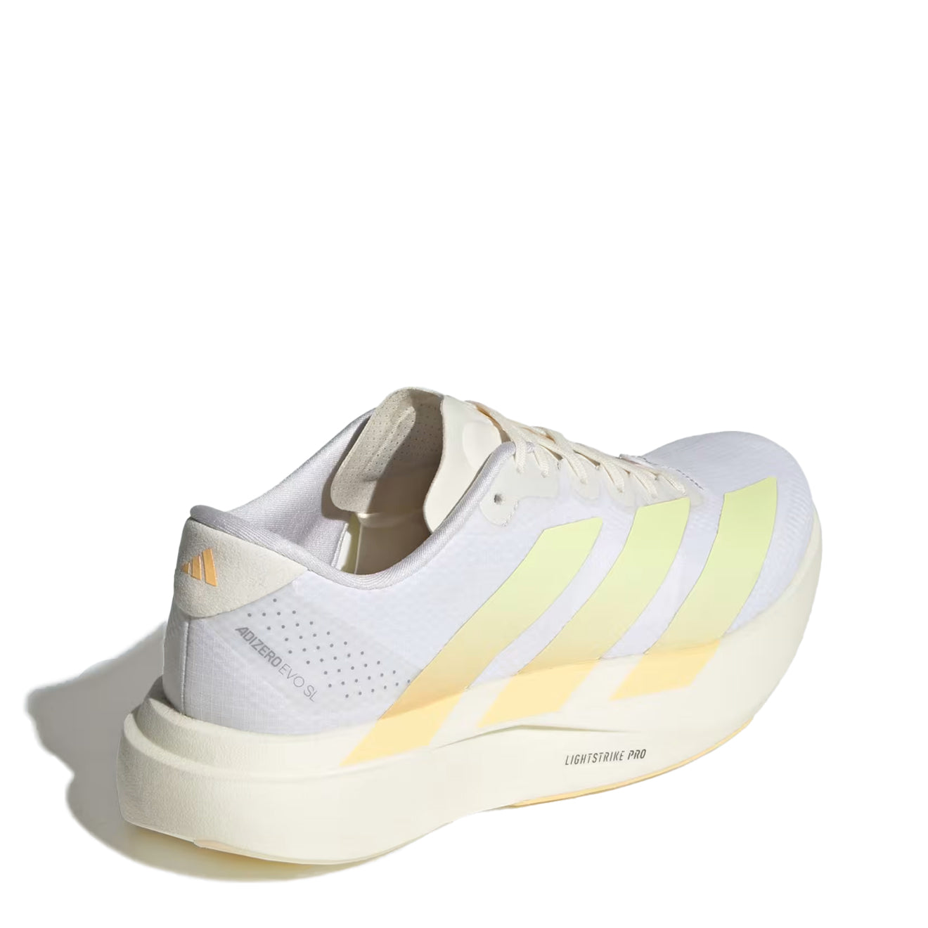 Adidas Womens Adizero Evo SL Woven Trainer Footwear White / Ice Tangerine / Off White