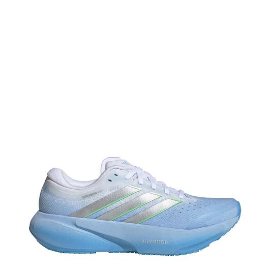 Adidas Womens Supernova Rise 3 Glow Blue / Silver Metallic / Footwear White - The Sporting Lodge