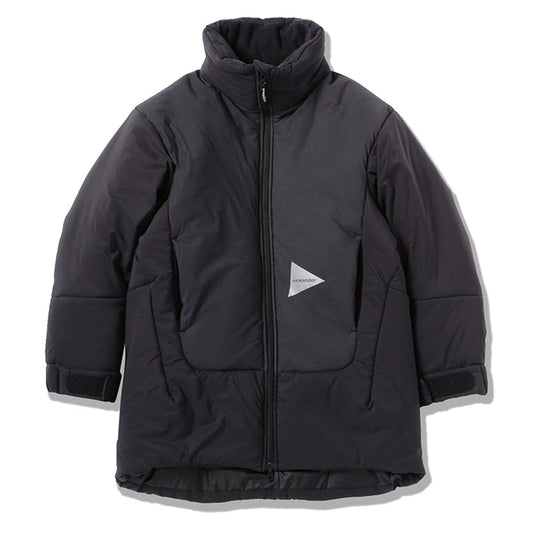 And Wander Top Fleece Coat Black - The Sporting Lodge