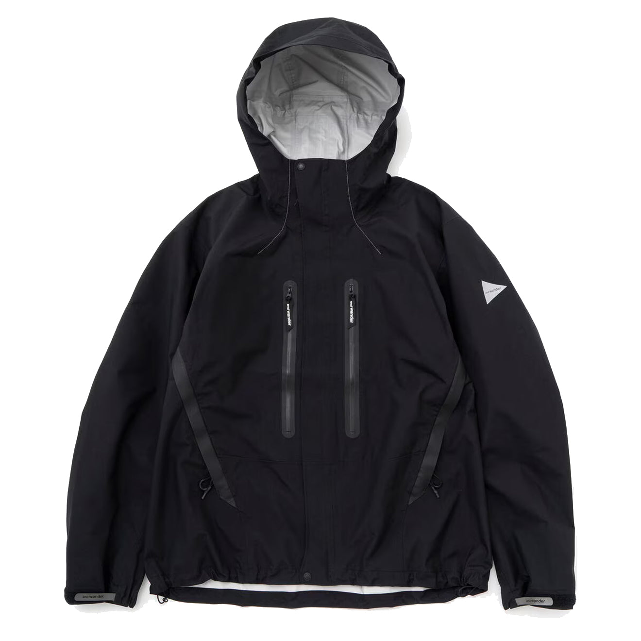 And Wander 2.5L Hiker Rain Jacket Black - The Sporting Lodge