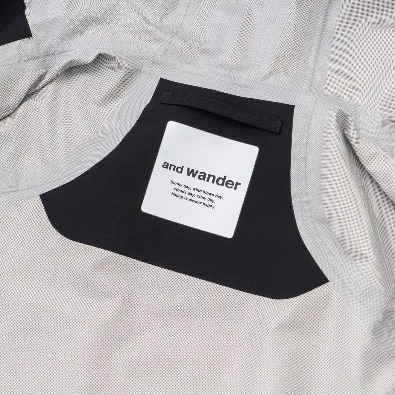 And Wander 2.5L Hiker Rain Jacket Black - The Sporting Lodge