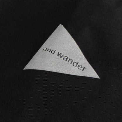 And Wander 2.5L Hiker Rain Jacket Black - The Sporting Lodge