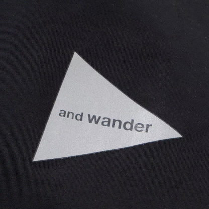 And Wander 2.5L Hiker Rain Jacket Black - The Sporting Lodge