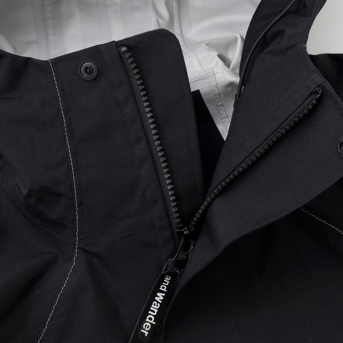 And Wander 2.5L Hiker Rain Jacket Black - The Sporting Lodge