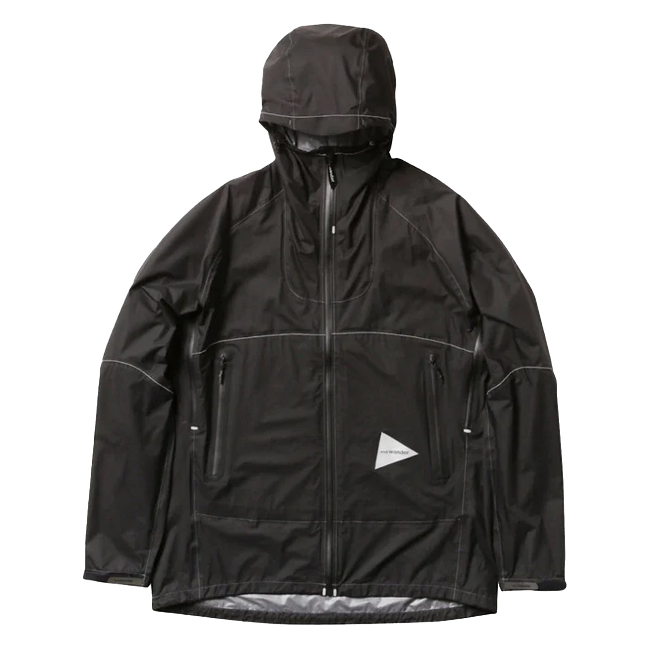 And Wander 3L UL Rain Jacket Black