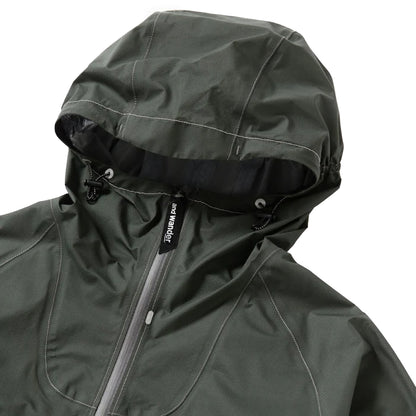 And Wander 3L UL Rain Jacket Green - The Sporting Lodge