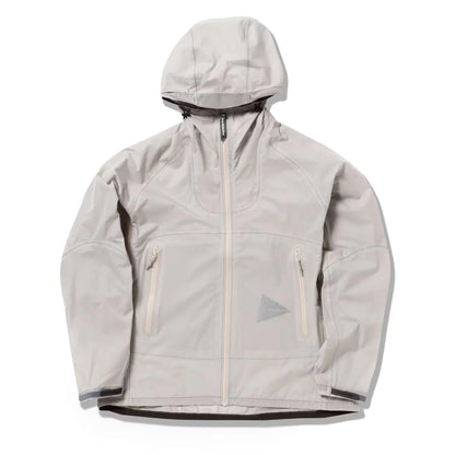 And Wander 3L UL Rain Jacket Light Gray | The Sporting Lodge And Wander 3L UL Rain Jacket Light Gray | The Sporting Lodge