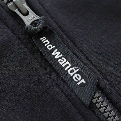 And Wander Airly Warm Full Zip Black