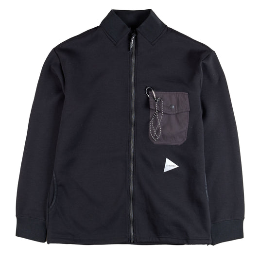 And Wander Airly Warm Full Zip Black