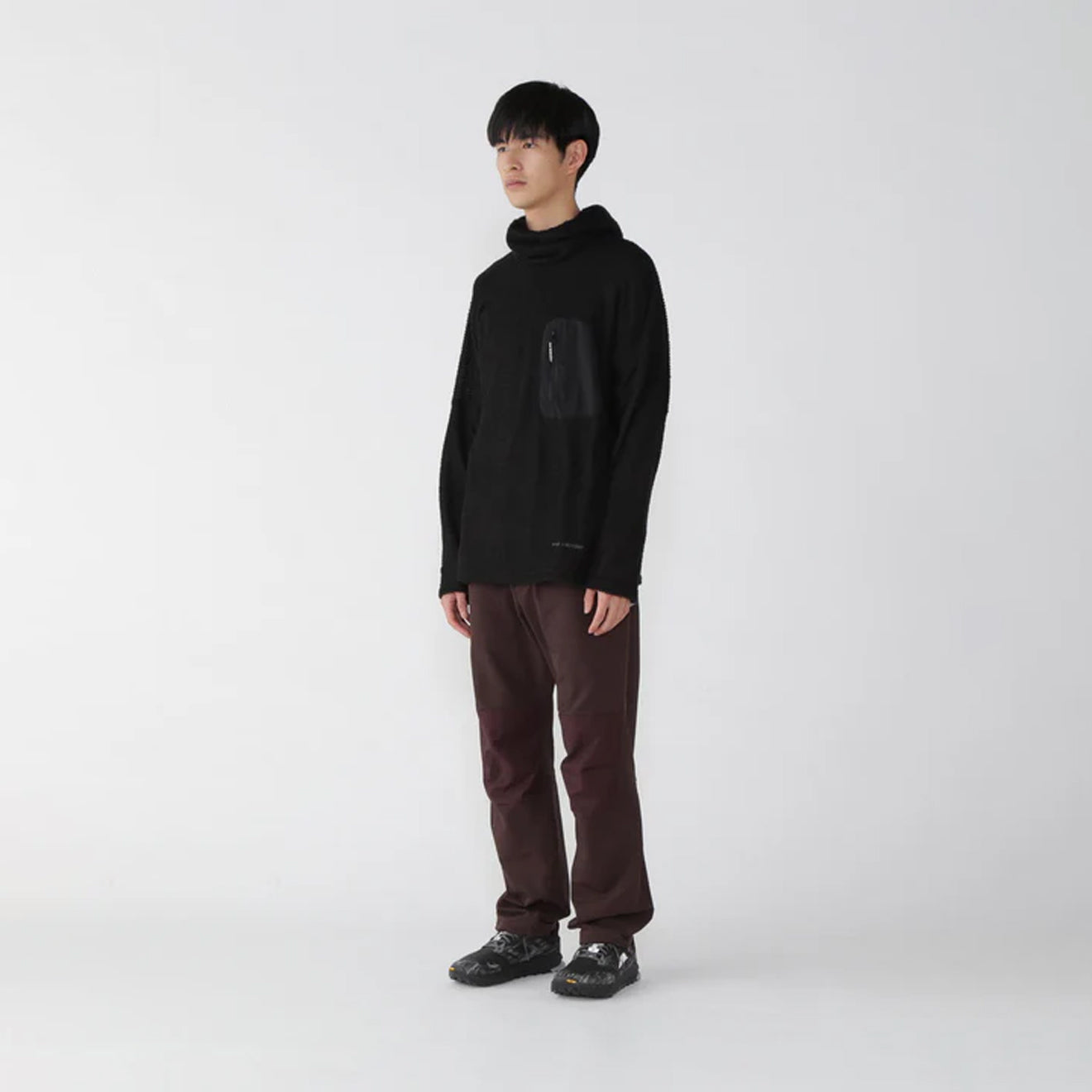 And Wander Alpha Direct Hoodie 2 Black
