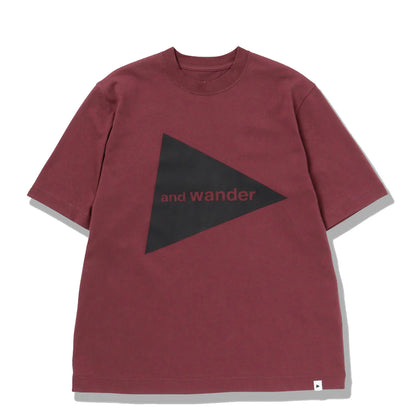And Wander And Wander Logo S/S T-Shirt Purple
