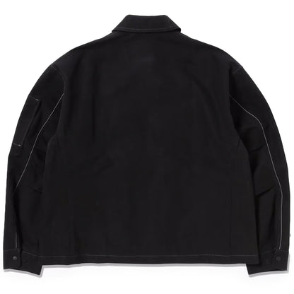 And Wander C/PE Twill Field Jacket Black - The Sporting Lodge