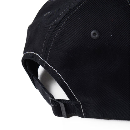 And Wander Cotton Twill Cap Black - The Sporting Lodge