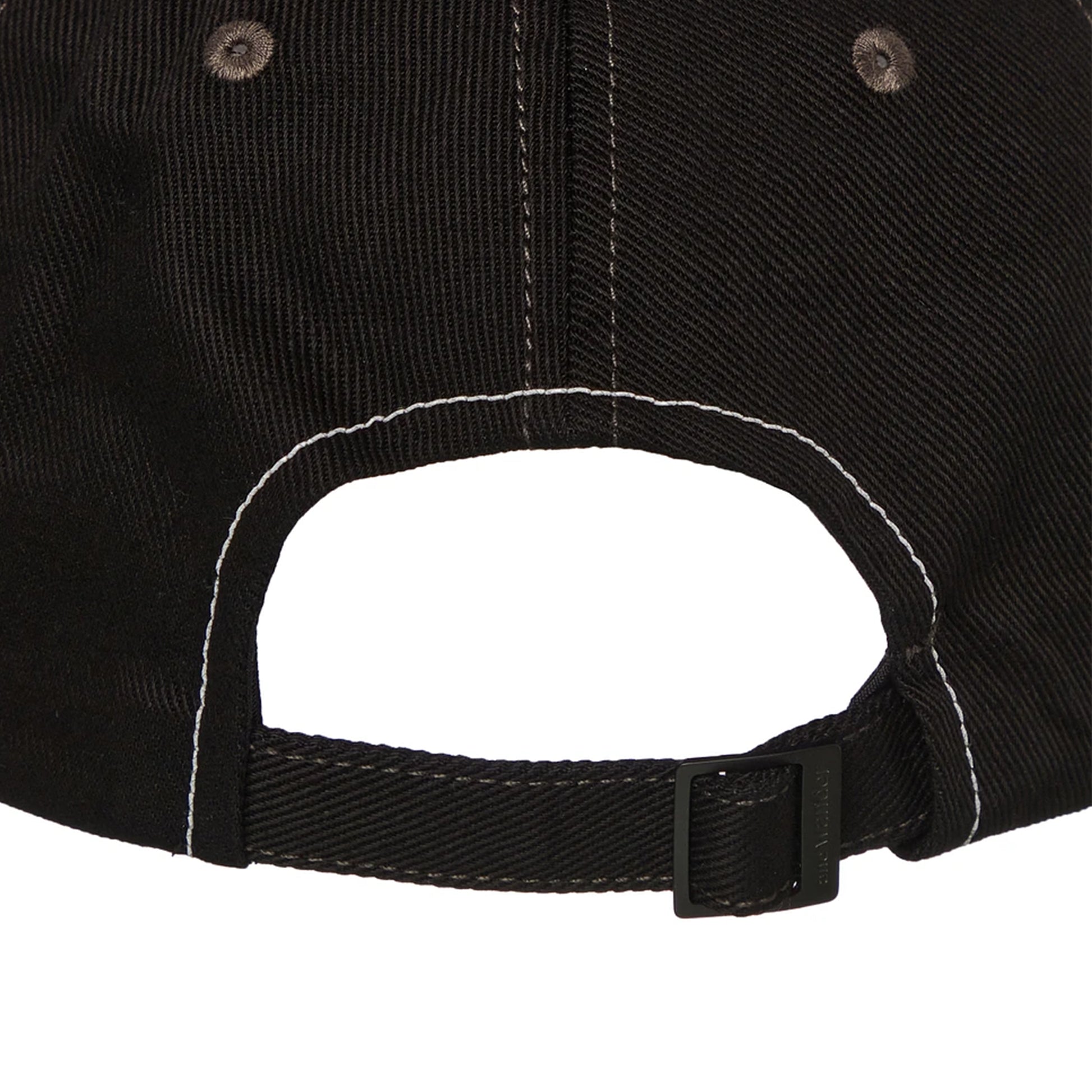 And Wander Cotton Twill Cap Black - The Sporting Lodge