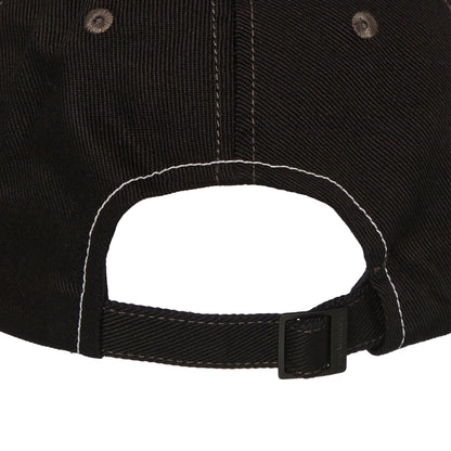 And Wander Cotton Twill Cap Black - The Sporting Lodge
