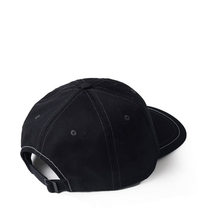 And Wander Cotton Twill Cap Black - The Sporting Lodge