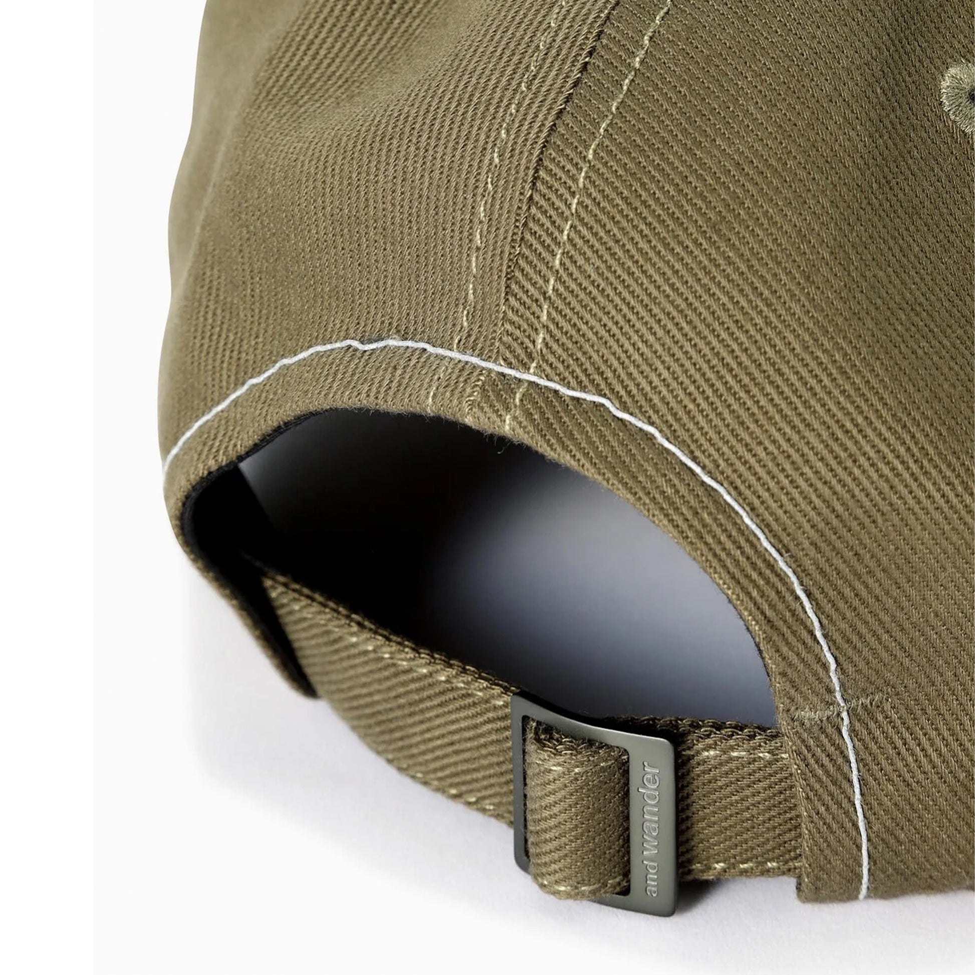 And Wander Cotton Twill Cap Khaki - The Sporting Lodge