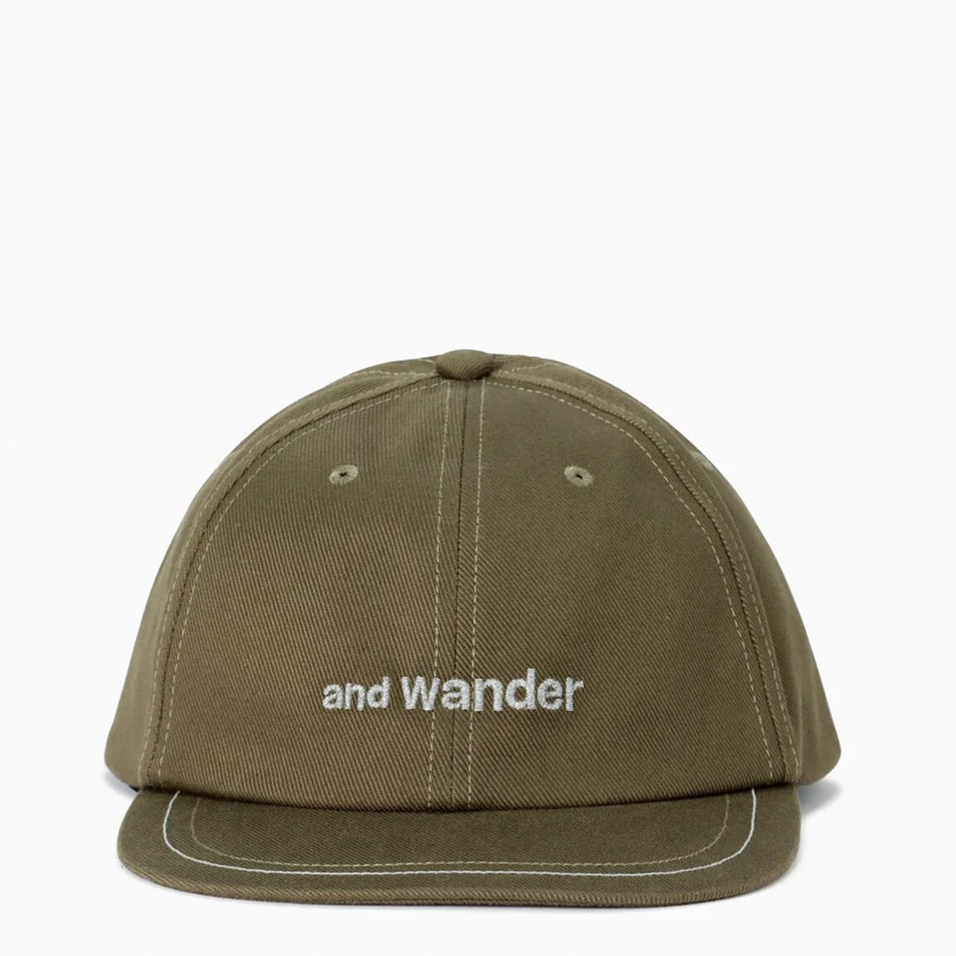 And Wander Cotton Twill Cap Khaki - The Sporting Lodge