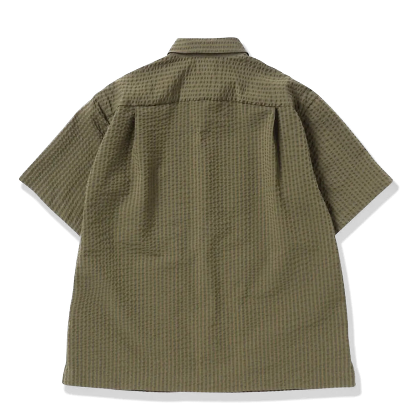 And Wander Dry Soft Seersucker S/S Shirt Beige