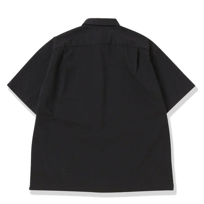 And Wander Dry Soft Seersucker S/S Shirt Navy