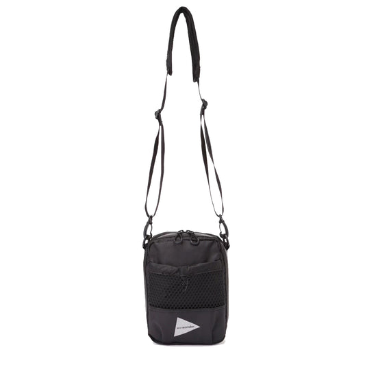 And Wander Ecopak Sholder Pouch Black - The Sporting Lodge