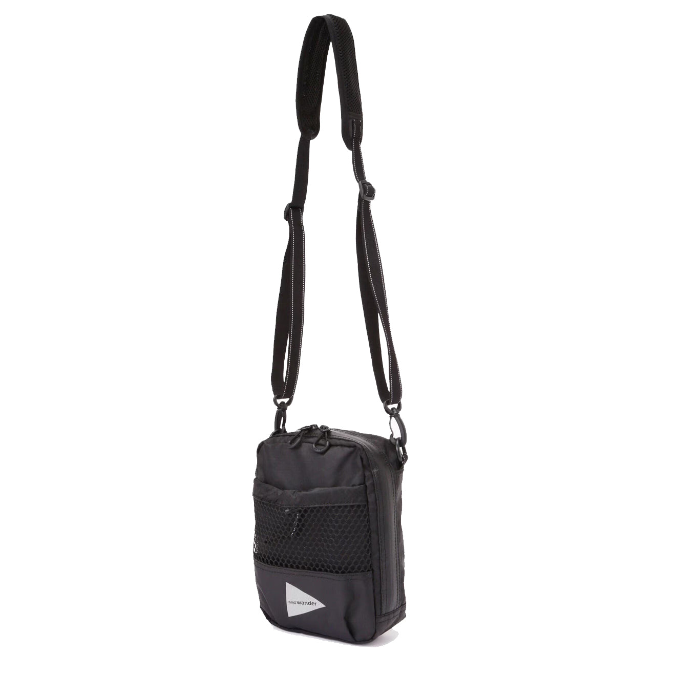 And Wander Ecopak Sholder Pouch Black - The Sporting Lodge