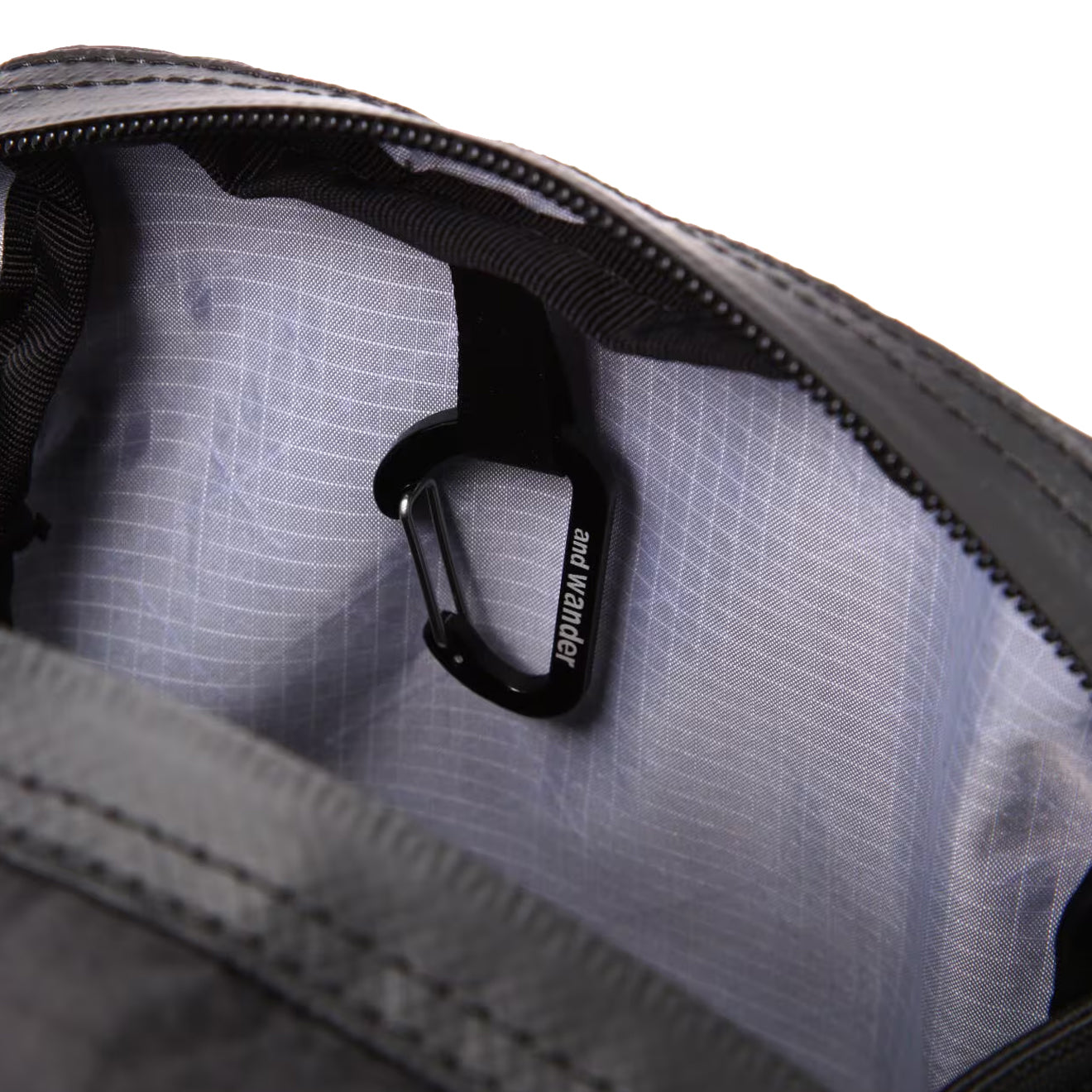 And Wander Ecopak Sholder Pouch Black - The Sporting Lodge