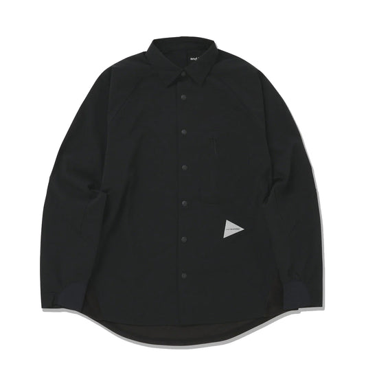 And Wander Fleece Base L/S Shirt Black