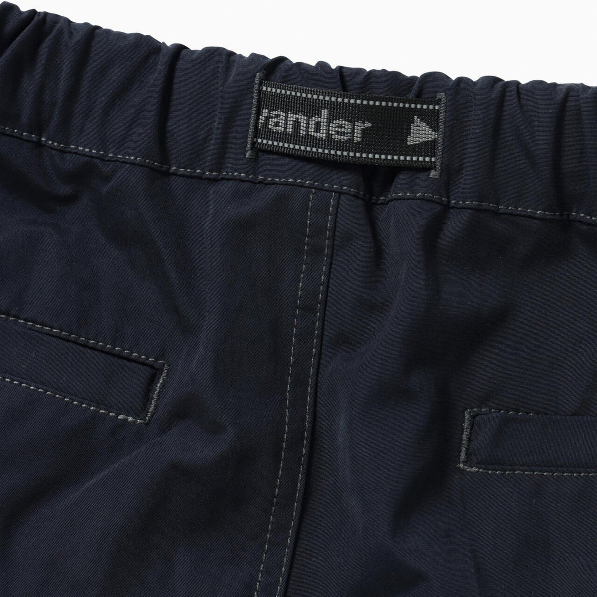 And Wander High Count Cloth Short Pants Navy - The Sporting Lodge