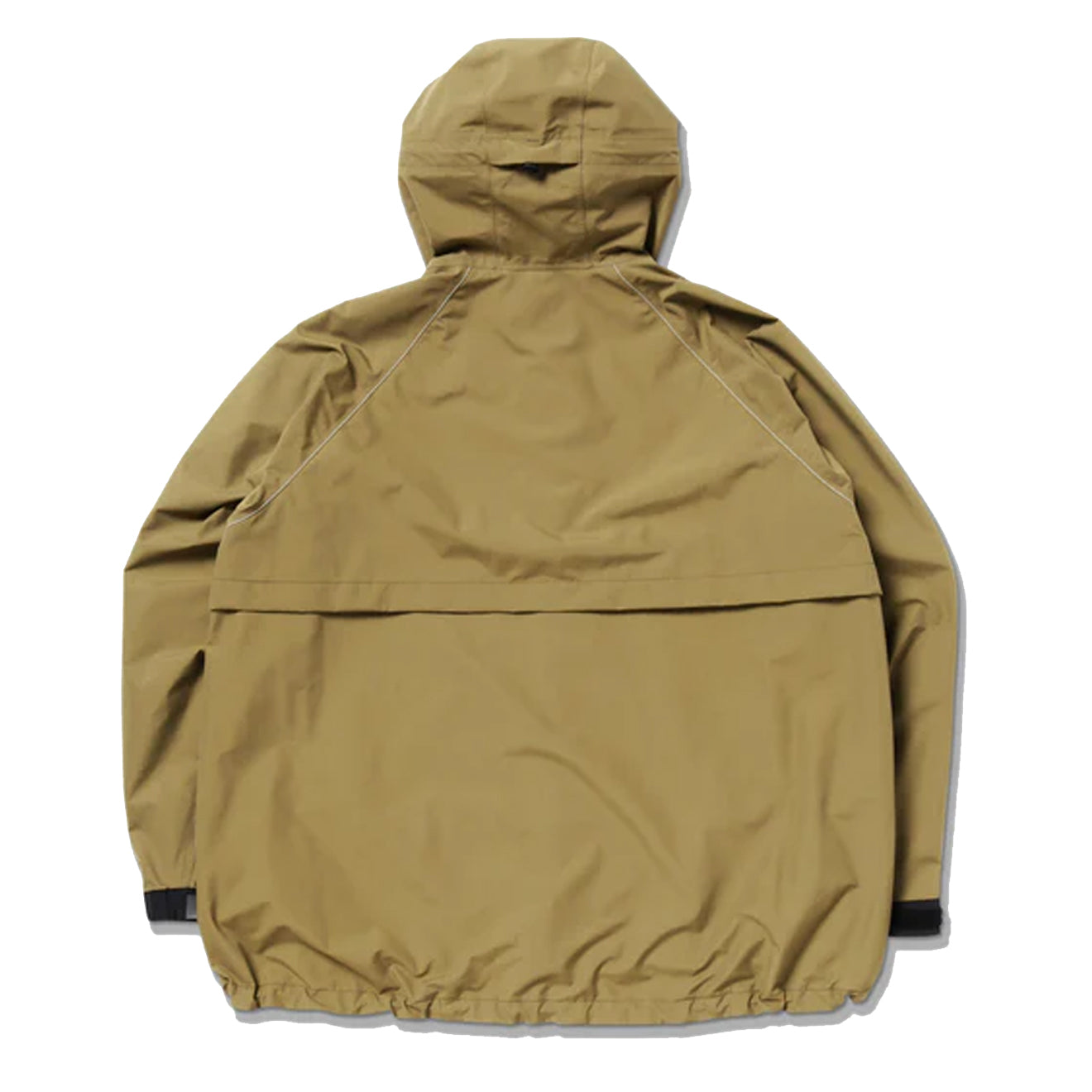 And Wander Loose Fitting Rain Jacket Yellow Olive