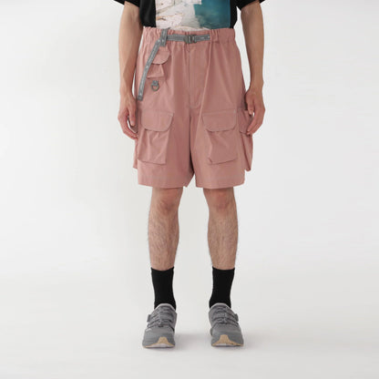 And Wander Multi Pocket Short Pants Pink