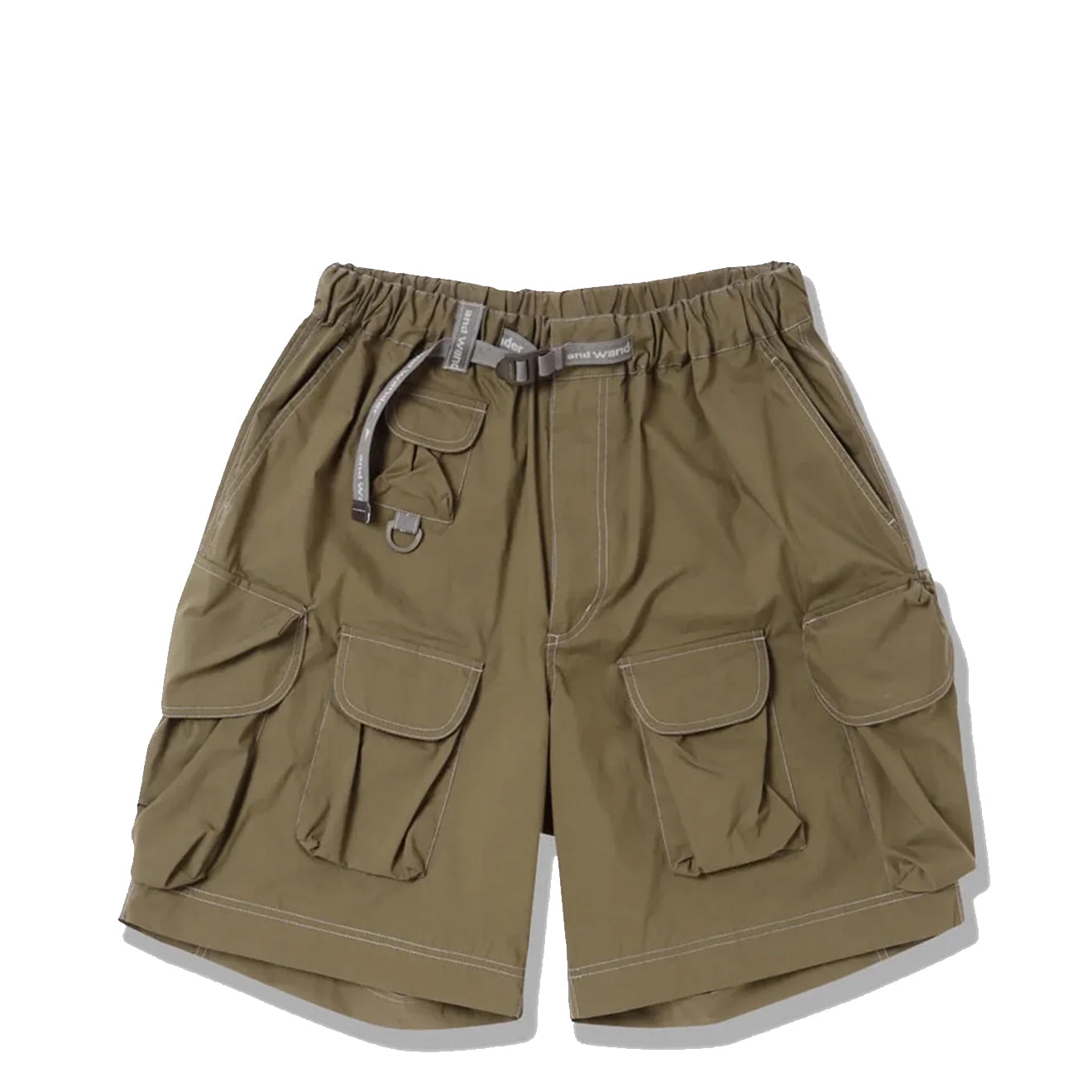 And Wander Multi Pocket Short Pants Khaki