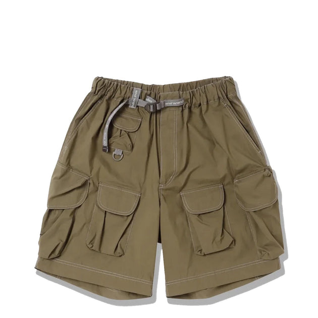 パンツ and wander multi pocket short pants And Wander Multi Pocket Short Pants Khaki – The Sporting Lodge