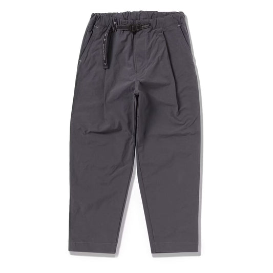 And Wander Nylon Chino Tuck Tapered Pants Charcoal - The Sporting Lodge