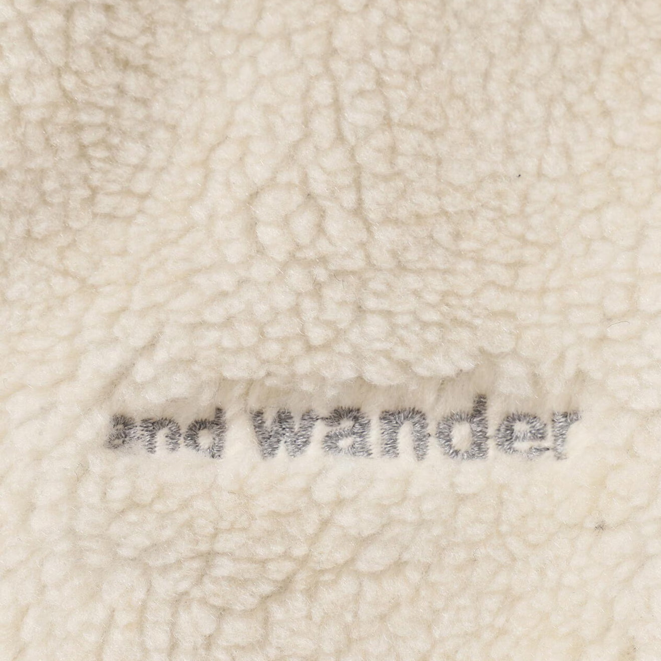 And Wander Womens Daijiro Ohara Map Key Boa Jacket Off White - The Sporting Lodge