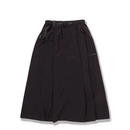 And Wander Womens Oversized Cargo Skirt Black