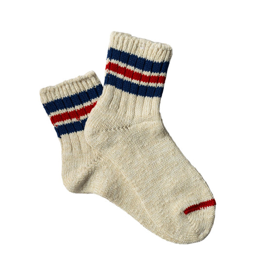 Anonymous Ism 3 Line Slub Q Sock Off White - The Sporting Lodge
