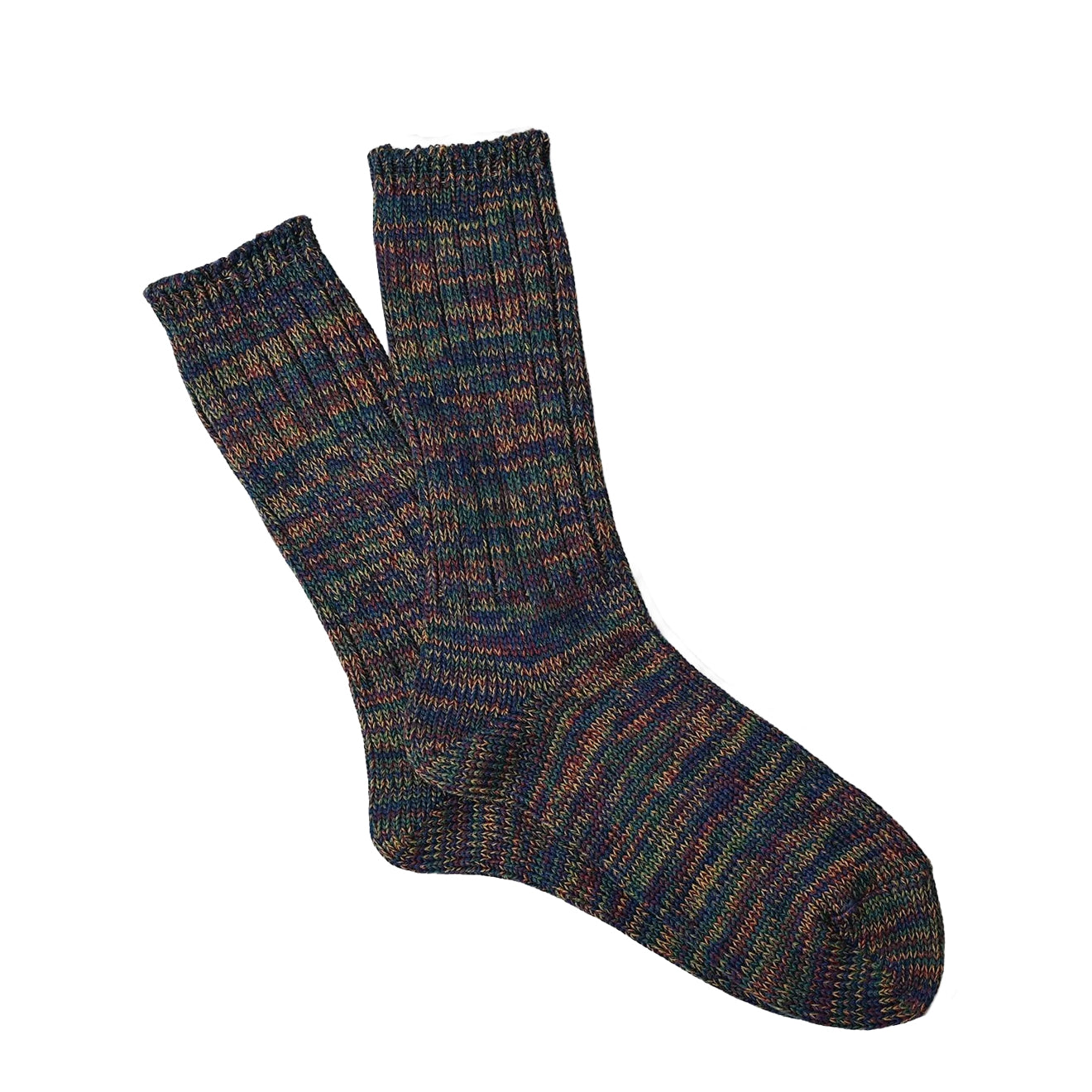Anonymous Ism 5 Colour Mix Crew Socks Wine