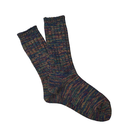 Anonymous Ism 5 Colour Mix Crew Socks Wine