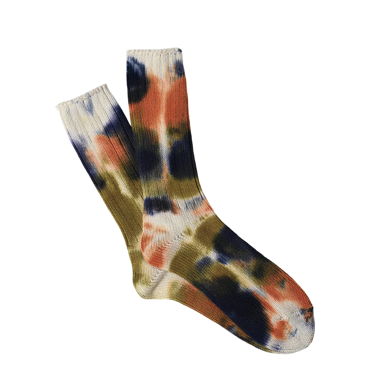 Anonymous Ism Scatter Dye Crew Socks Orange