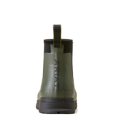 Ariat Womens Kelmarsh Shortie Rubber Boot Dark Olive - The Sporting Lodge
