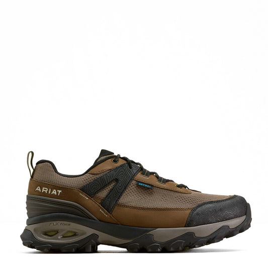 Ariat Traverse Low Waterproof Hiking Shoe Brown Bark