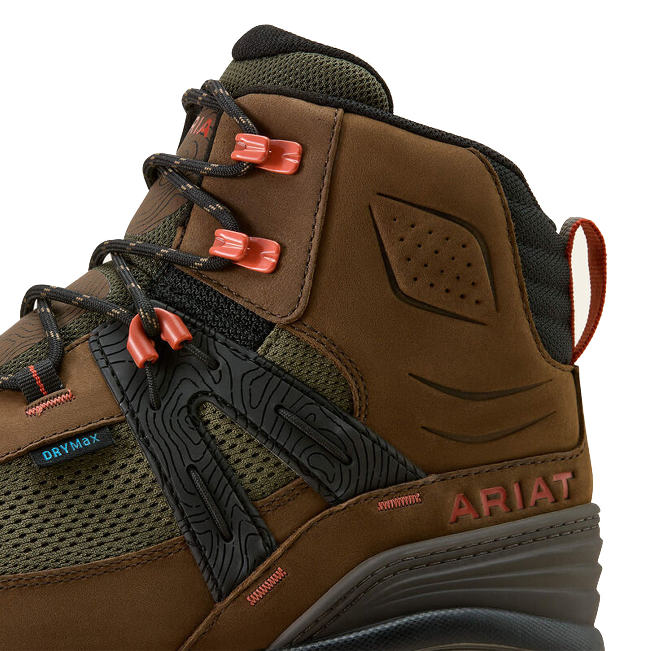 Ariat Traverse Mid Waterproof Hiking Boot Brown Bark