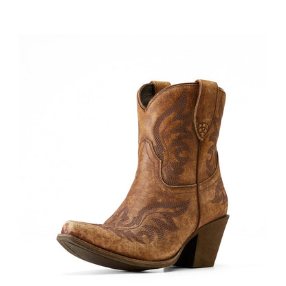 Ariat Womens Chandler Western Boot Naturally Distressed Brown - The Sporting Lodge
